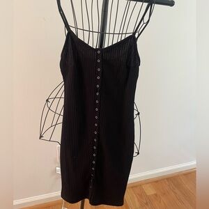Forever 21 Black Backless Dress